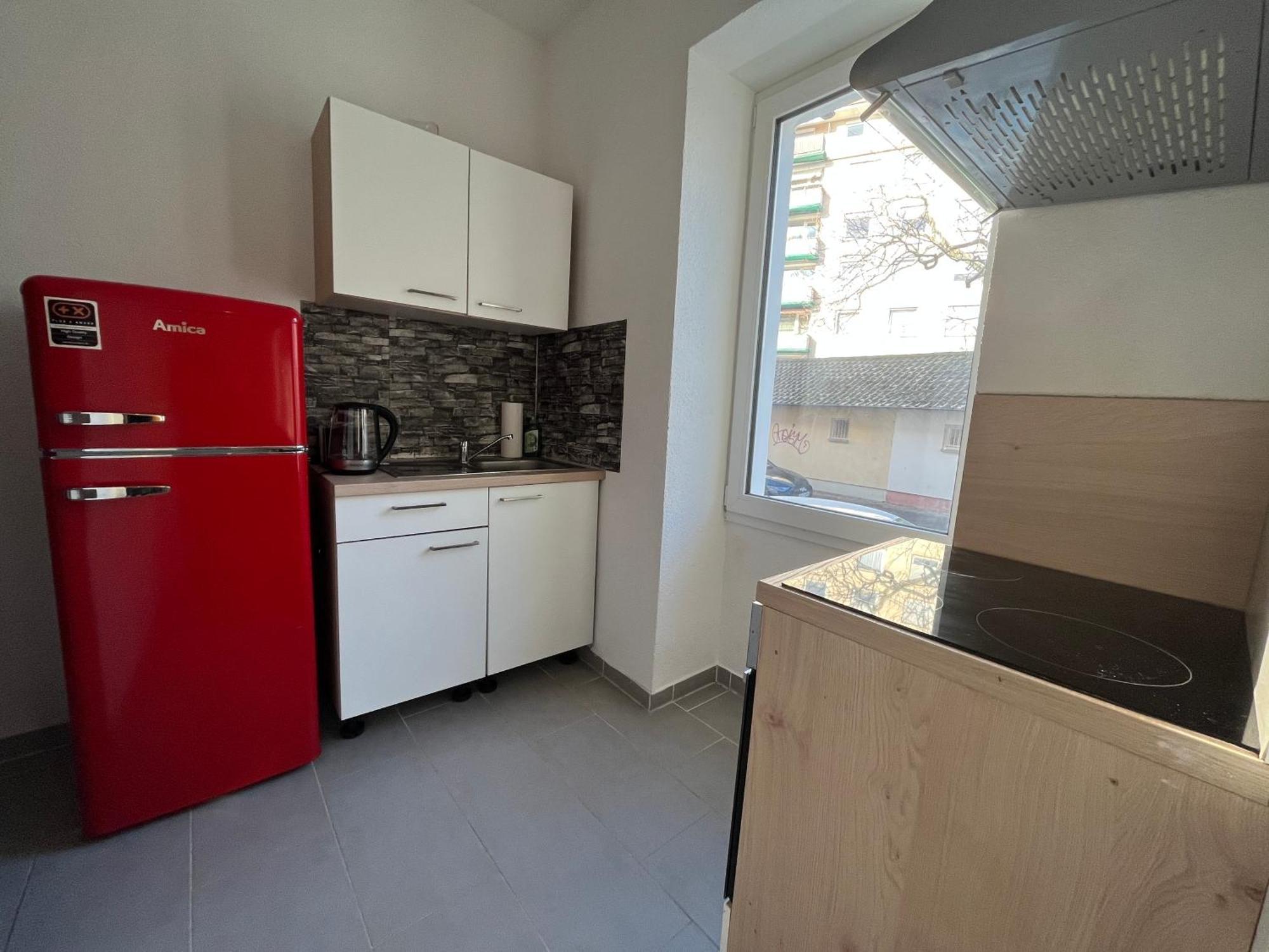 Simplex Apartments Am Europaplatz Karlsruhe Pokoj fotografie