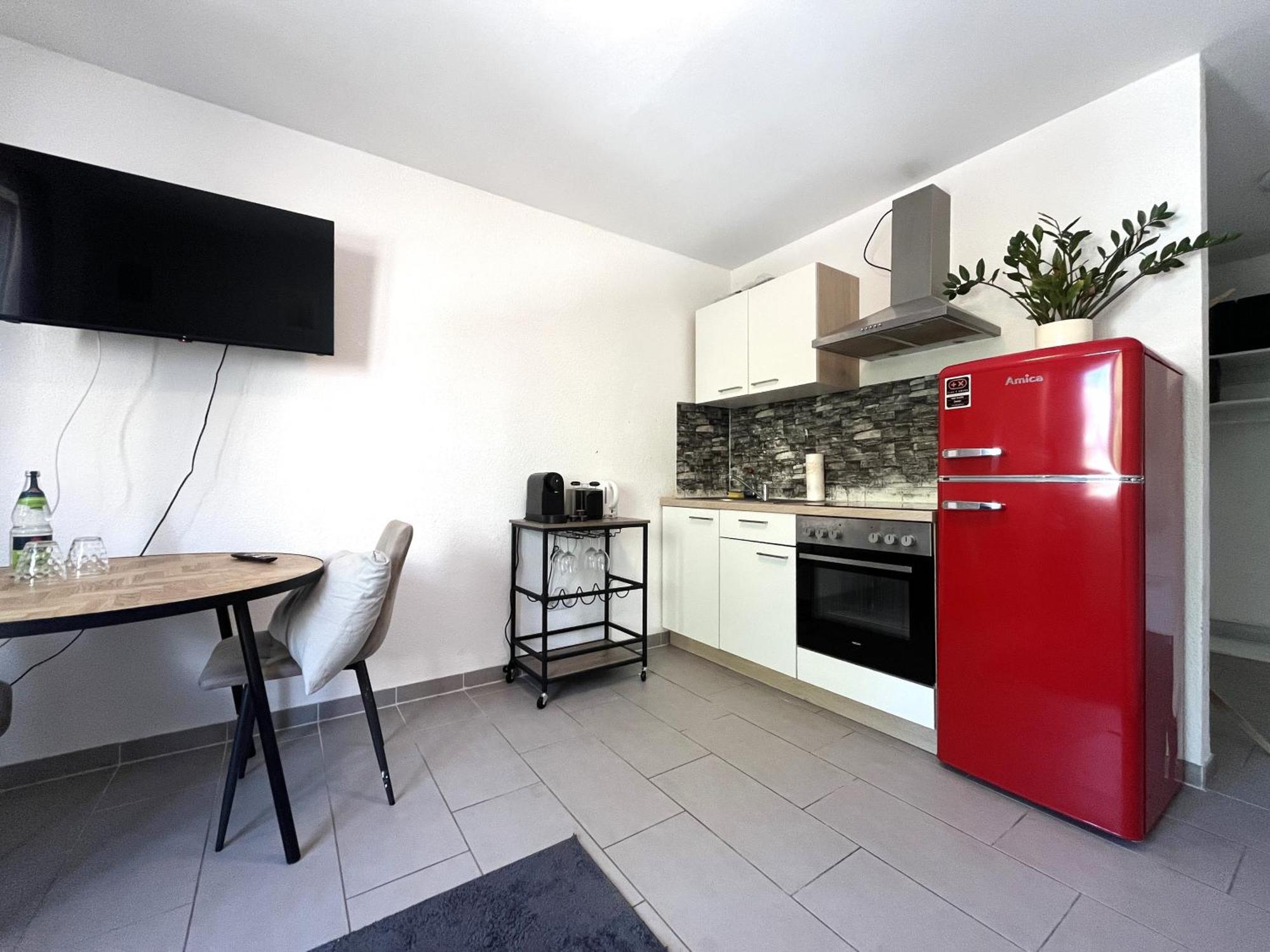 Simplex Apartments Am Europaplatz Karlsruhe Pokoj fotografie