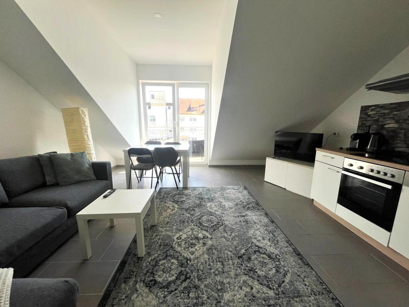 Simplex Apartments Am Europaplatz Karlsruhe Pokoj fotografie