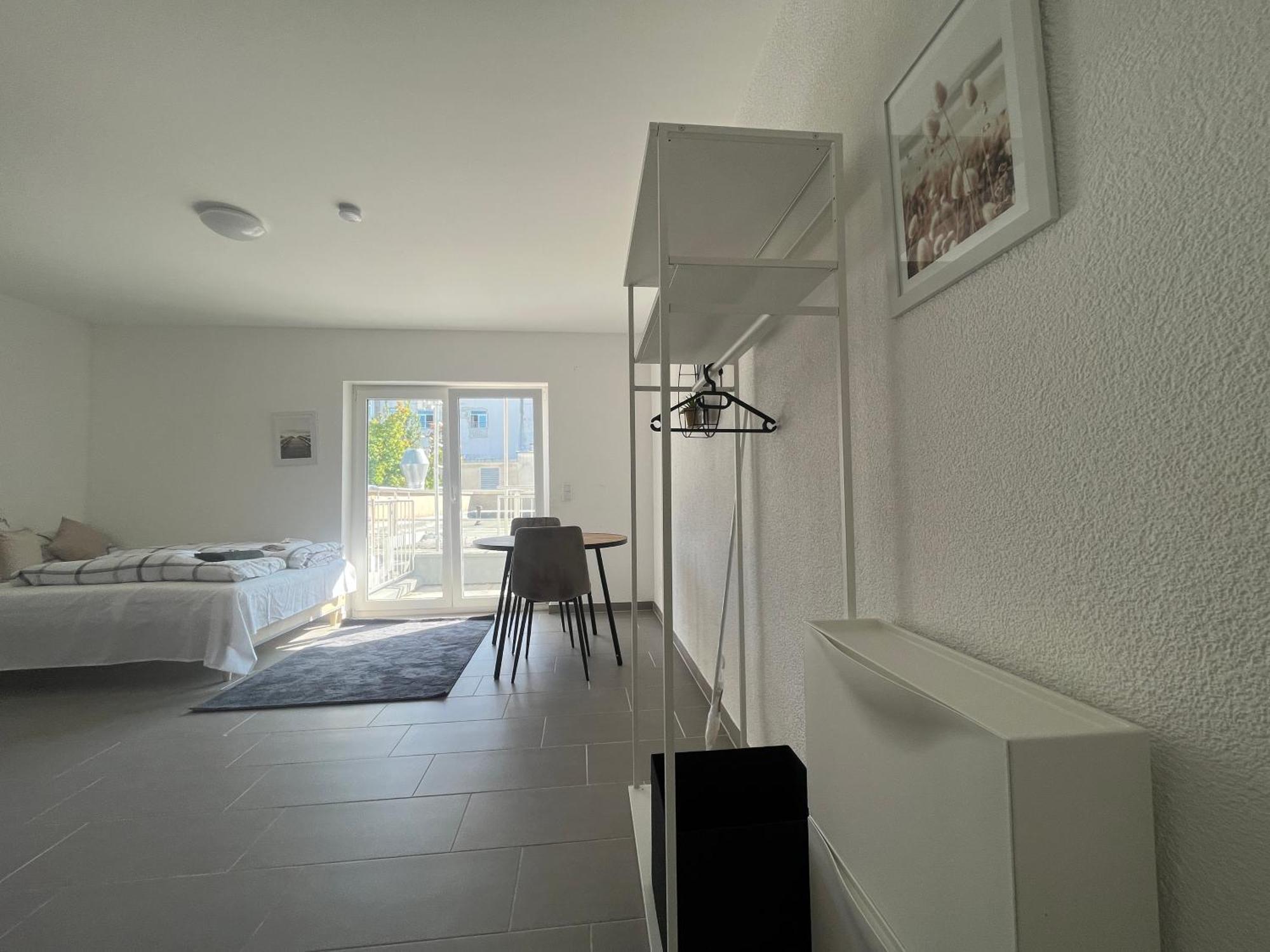 Simplex Apartments Am Europaplatz Karlsruhe Pokoj fotografie