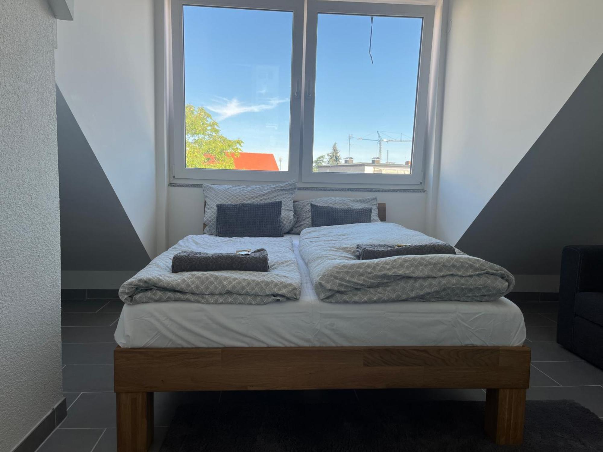 Simplex Apartments Am Europaplatz Karlsruhe Pokoj fotografie