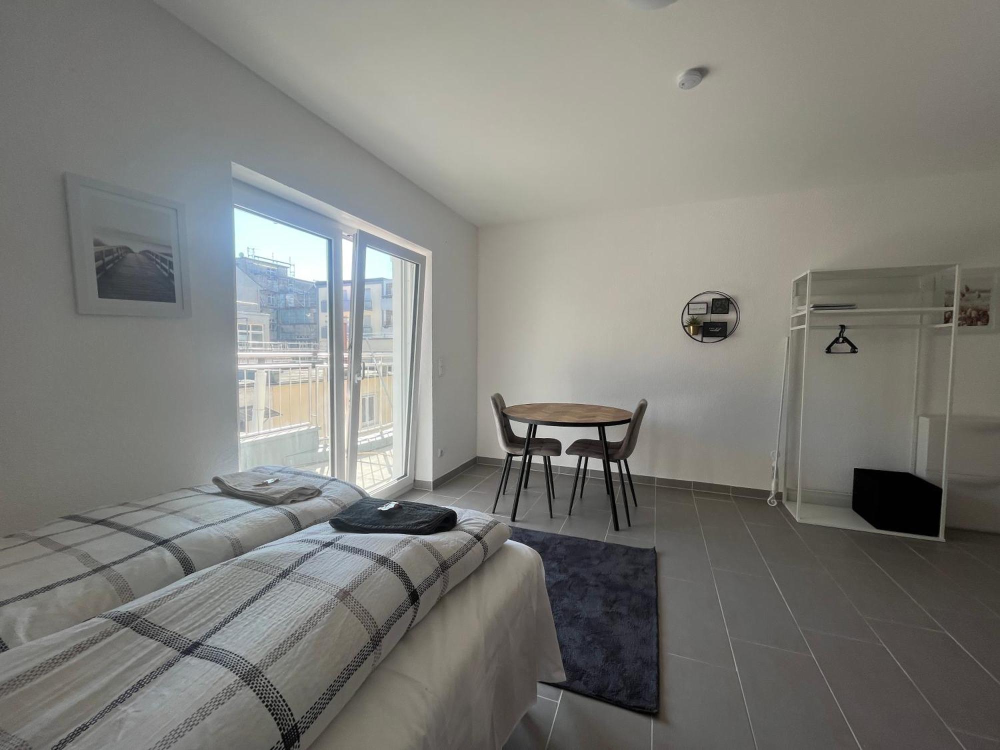 Simplex Apartments Am Europaplatz Karlsruhe Pokoj fotografie