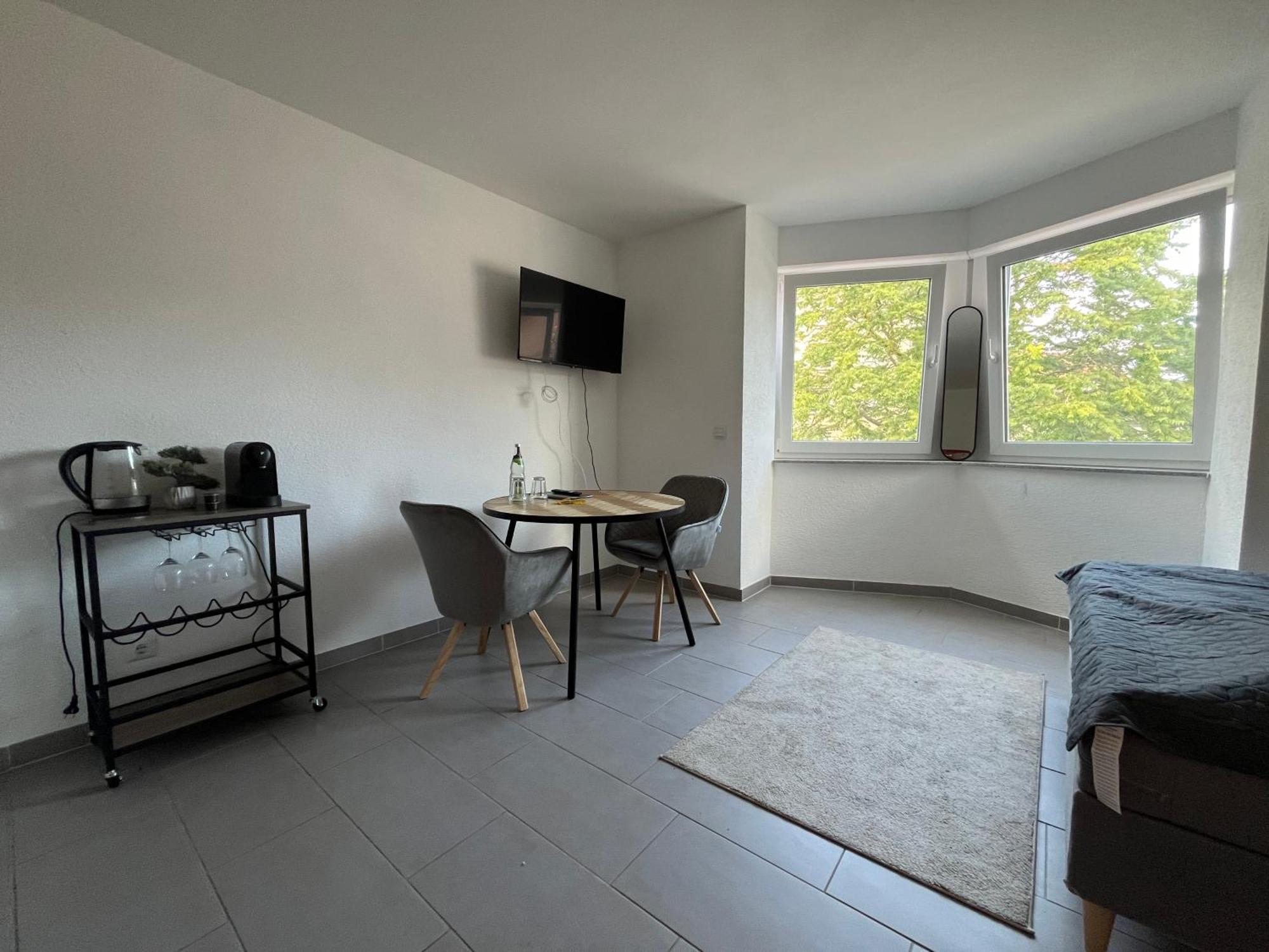 Simplex Apartments Am Europaplatz Karlsruhe Pokoj fotografie