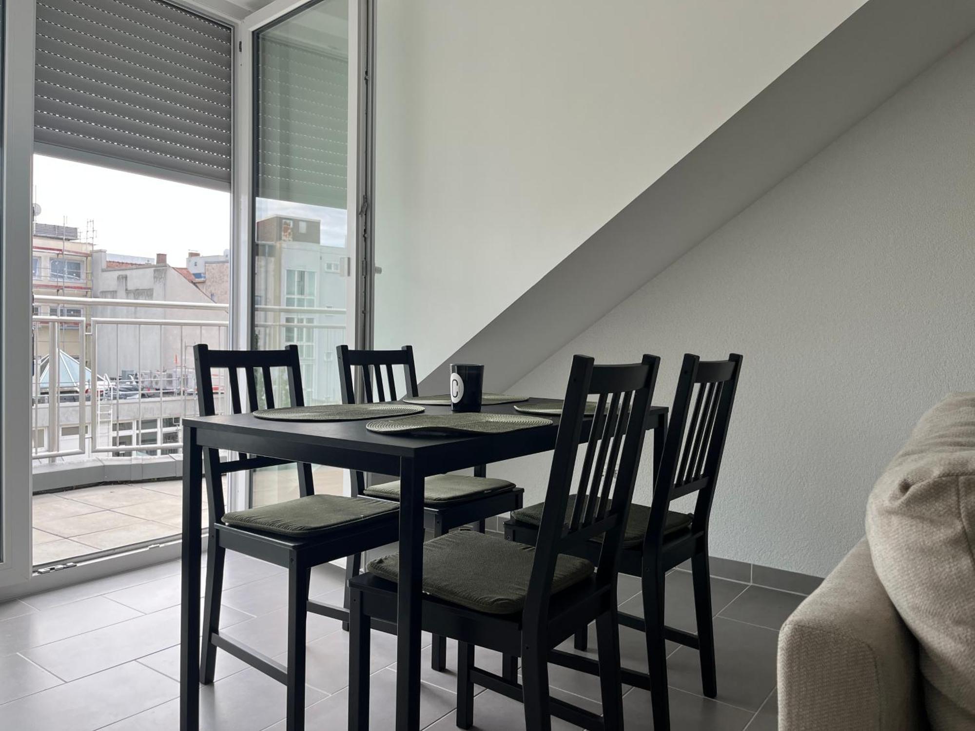 Simplex Apartments Am Europaplatz Karlsruhe Pokoj fotografie