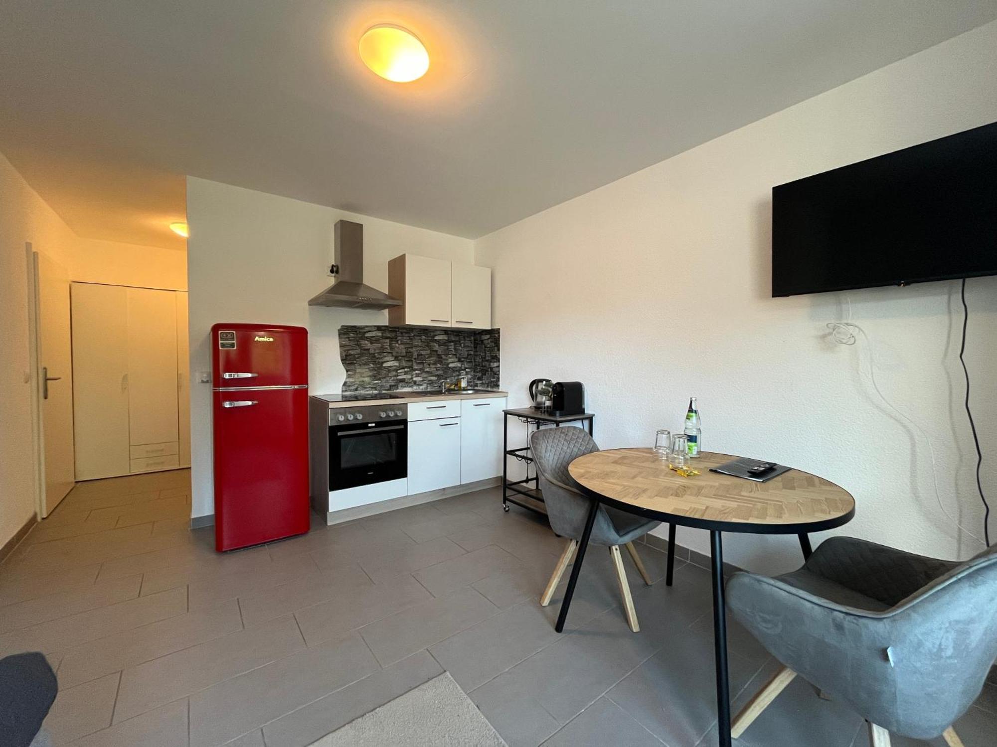 Simplex Apartments Am Europaplatz Karlsruhe Pokoj fotografie