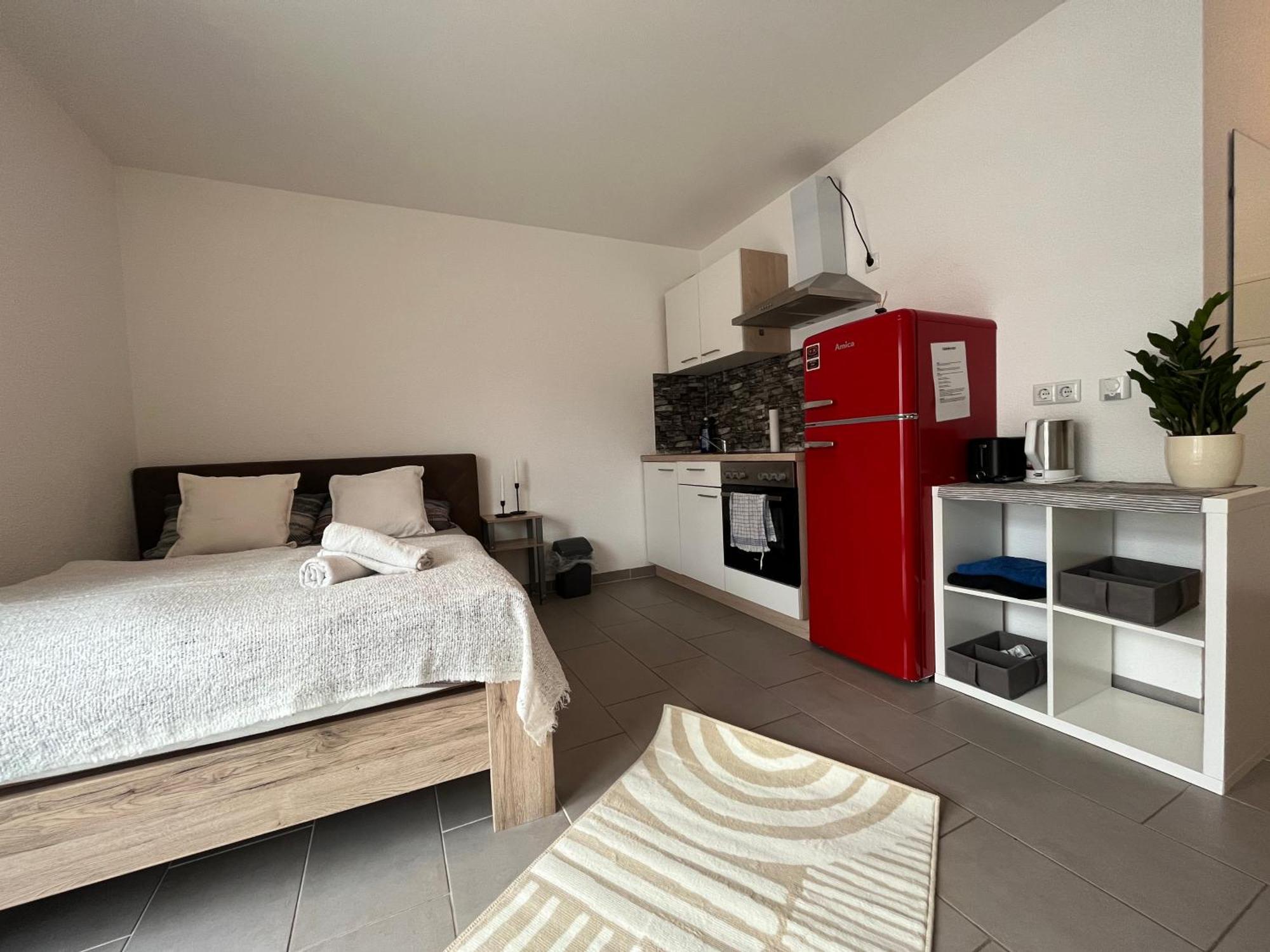 Simplex Apartments Am Europaplatz Karlsruhe Pokoj fotografie